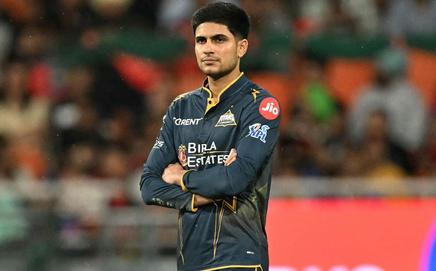 Gujarat Titans skipper Shubman Gill. Pic/PTI
