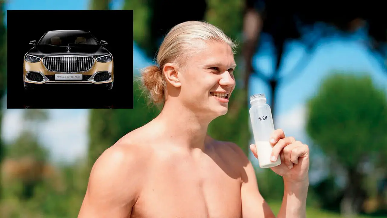 Haaland adds ultra-rare Mercedes-Maybach Virgil Abloh to supercar collection