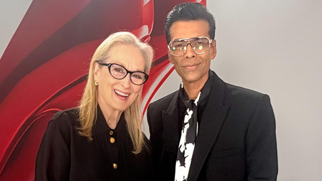 Karan Johar wore florals for spring, here's how Meryl Streep reacted