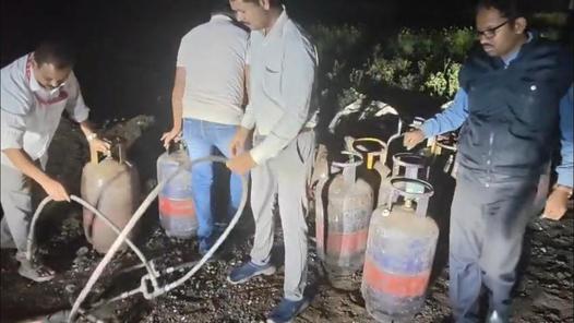 Major gas theft racket bused in Chhatrapati Sambhajinagar, Rs 1.26 cr LPG seized