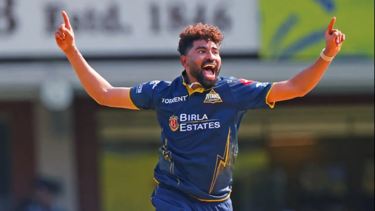 Gujarat Titans' (GT) pacer Kagiso Rabada returned with the figures of three wickets for 25 runs in four overs. Arshad Khan also bagged two wickets by conceding 43 runs in four overs. Mohammed Siraj and Manav Suthar also chipped in with one wicket each. Jason Holder and Rashid Khan went wicketless in the IPL 2026 match against CSK (Pic: X/@gujarat_titans)