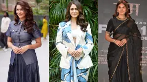 In pics: Mrunal Thakur elevates fashion game with Dacoit promotional looks