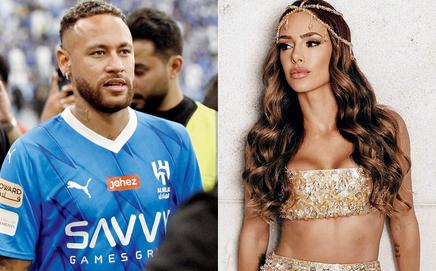 Neymar Jr; (right) Bruna Biancardi. Pic/Bruna’s Instagram