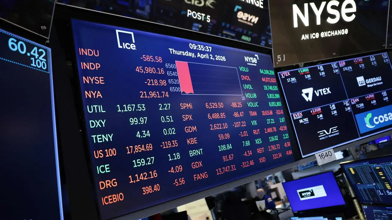 IN PHOTOS: US markets fall sharply as Iran war fears push oil prices higher