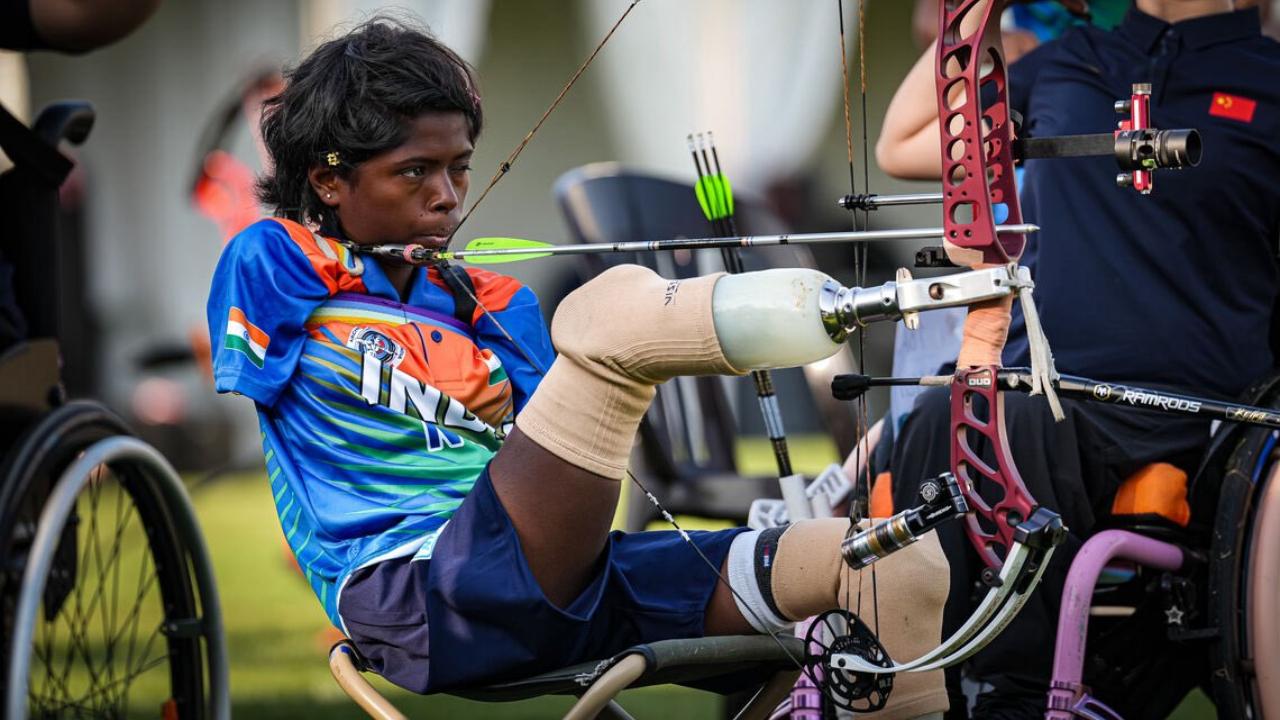 Payal Nag stuns Sheetal for gold as India top standings in Bangkok Para Archery