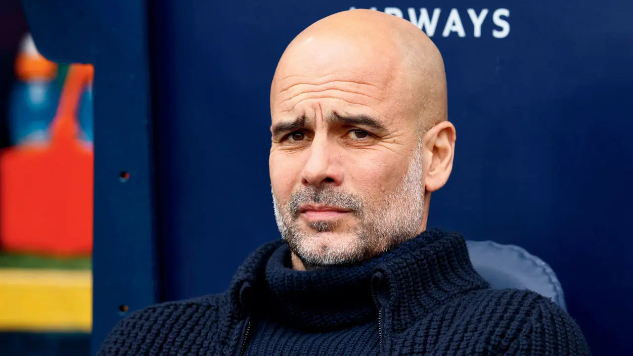 Man City boss Pep Guardiola. Pic/AFP
