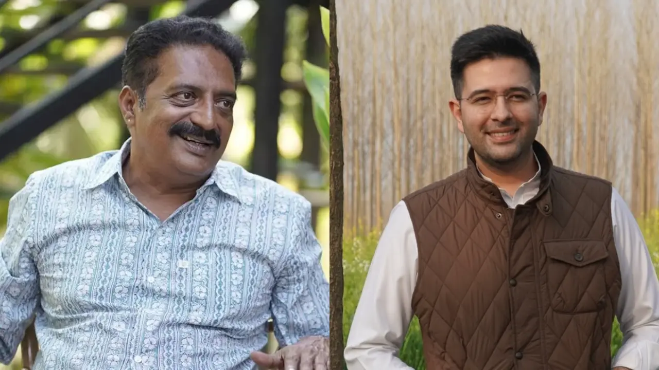 Prakash Raj and Raghav Chadha (Pic/Instagram)