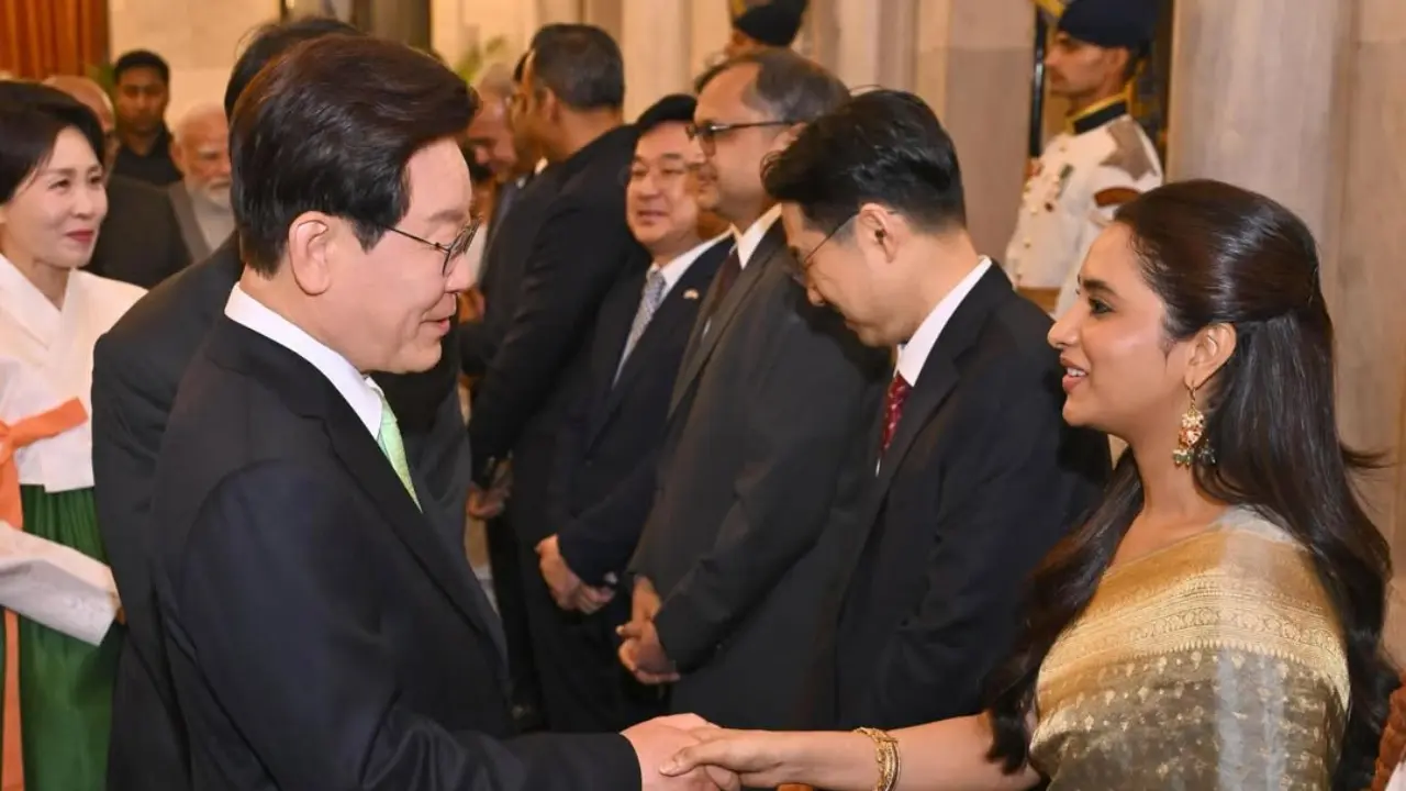 Made In Korea actress Priyanka Mohan meets South Korean President