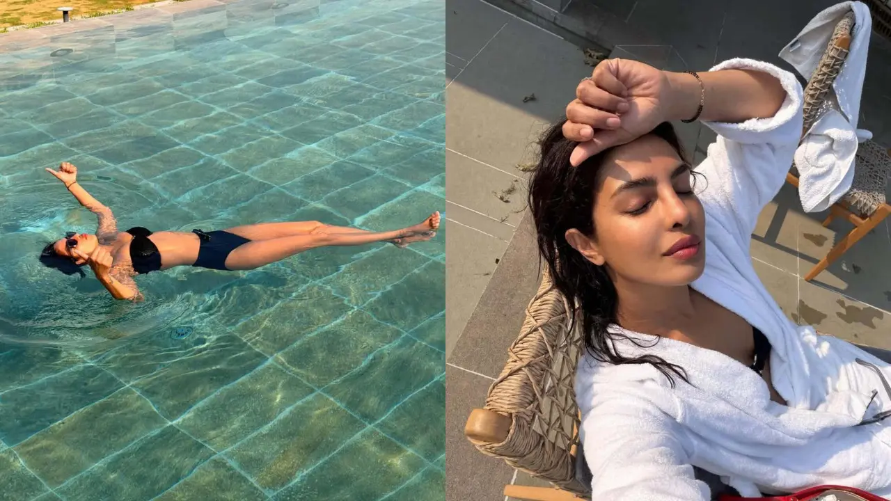Priyanka Chopra’s perfect Sunday: Pool, family and pure chill, see pics inside