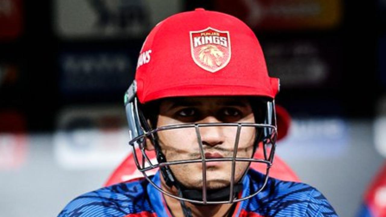 Currently, the 24-year-old cricketer has scored three half-centuries in less than 20 deliveries (Pic: X/@PunjabKingsIPL)