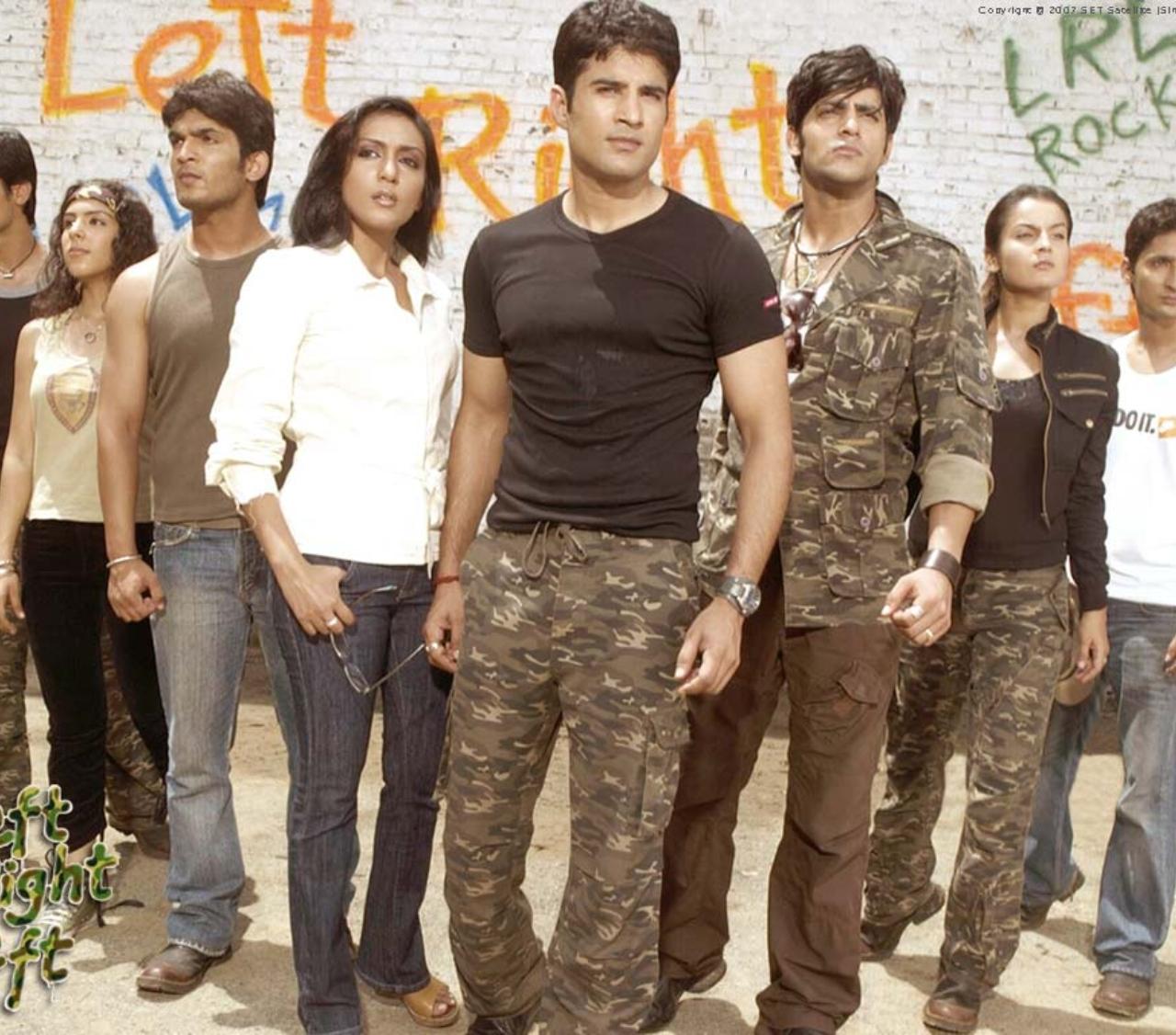 Left Right Left aired from 2006 to 2008 on SAB TV. Rajeev Khandelwal played Captain Rajveer Shekhawat, a dedicated and principled army officer who mentors the cadets.