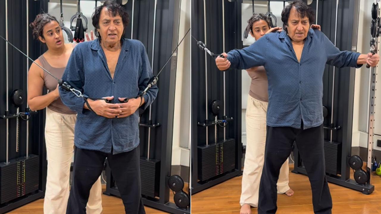 Ranjeet takes cue from his villain days to ace gym exercises at 84