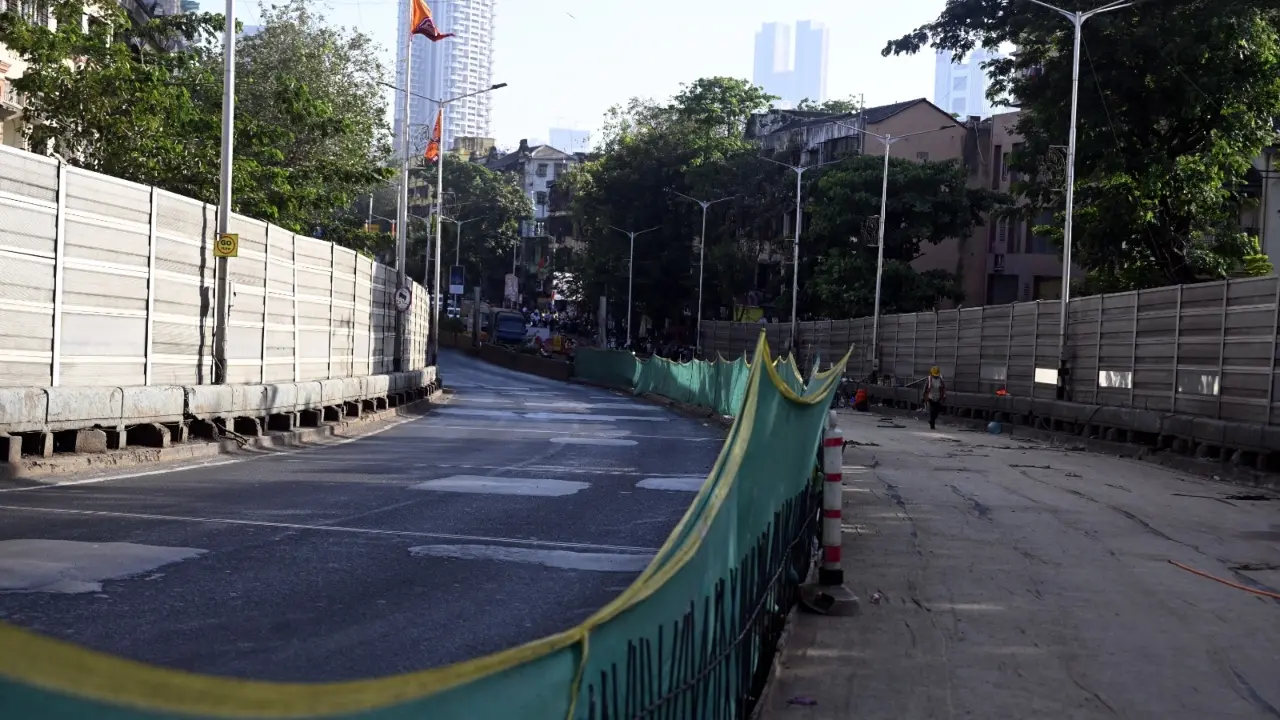 The bridge is one of the important for easing traffic flow in parts of central Mumbai