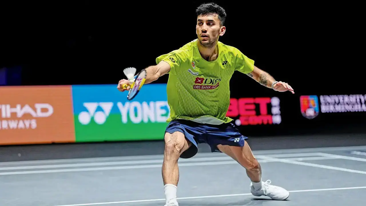 Lakshya Sen. Pic/AFP