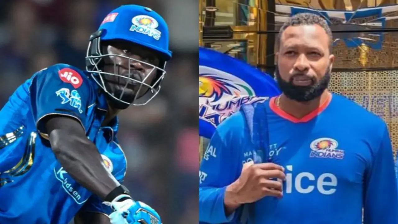 Sherfane Rutherford, Kieron Pollard (Pic: File Pic)