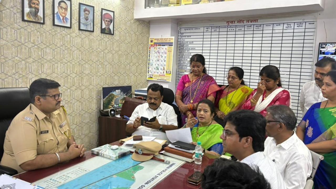 The protest follows a recent incident in which two MBA students died and an another was hospitalised after allegedly consuming drugs at a live music concert in Goregaon