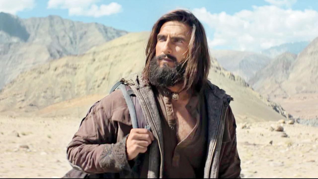 Ranveer Singh in ‘Dhurandhar’. Pic/Youtube