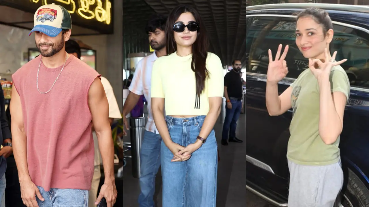 Spotted in the city: Shahid Kapoor, Rashmika Mandanna, Tamannaah Bhatia