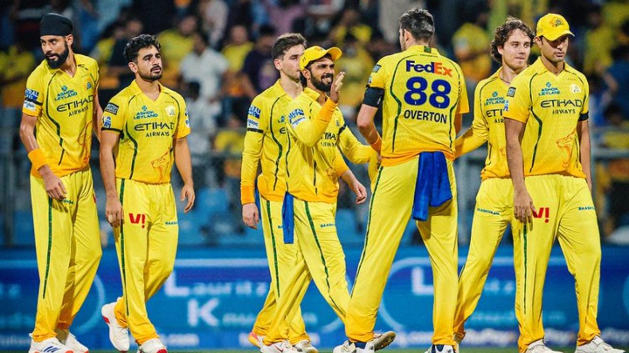 Later, the Super Kings emerged victorious by a huge margin of 103 runs against the "Paltan" at the Wankhede Stadium in Mumbai