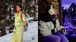 In Pics: Sara Ali Khan shares pictures from her time on snow-capped mountains