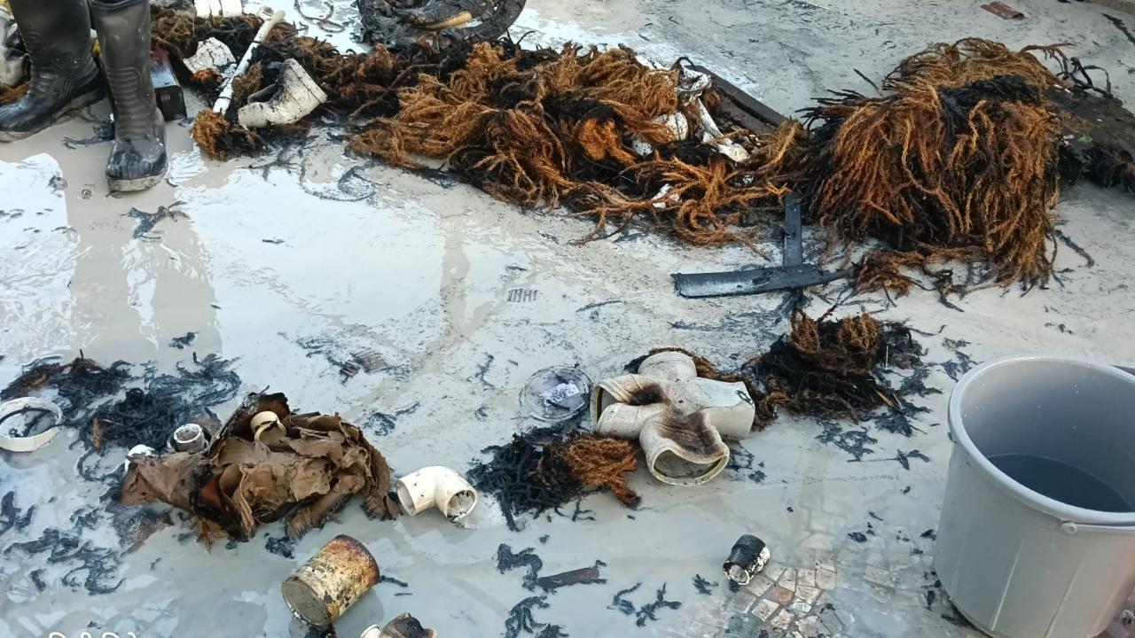 The officials said that the fire brigade personnel rushed to the scene along with one fire engine and a rescue vehicle. Teams from the disaster management unit also arrived with a utility vehicle. Staff from the electricity department were present to assist in ensuring safety at the site