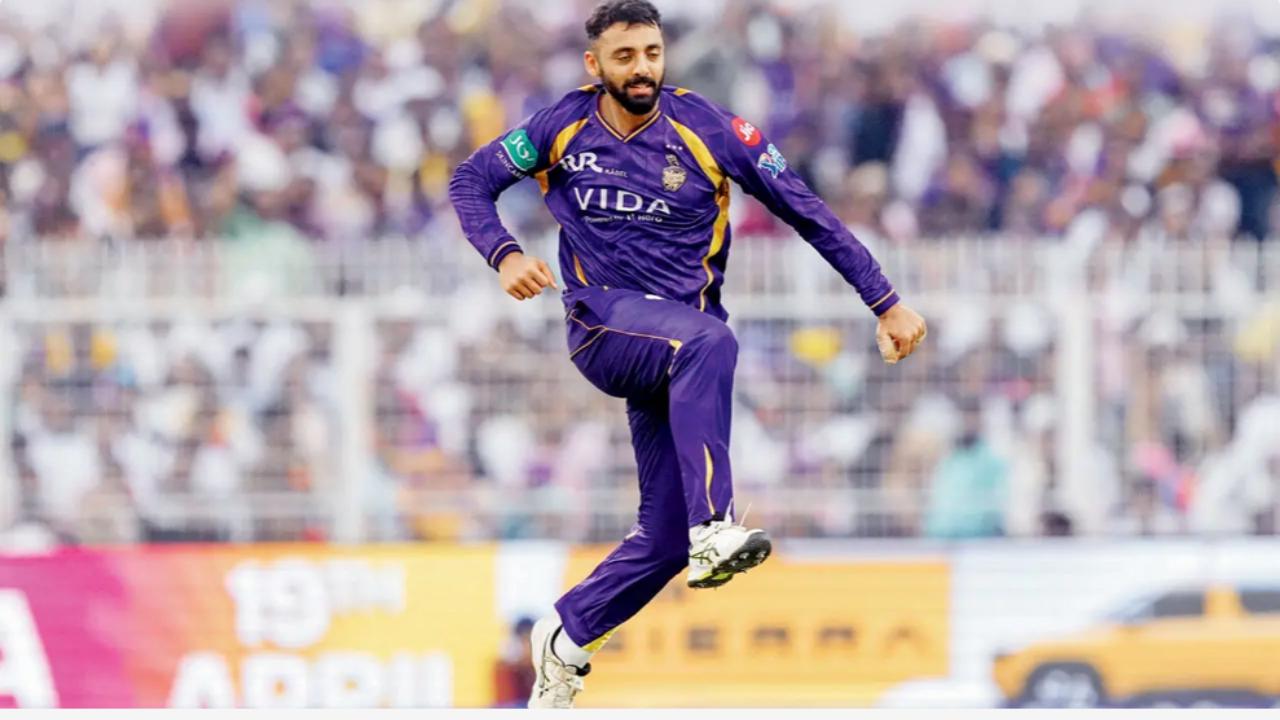 In the IPL 2026 match against Rajasthan Royals (RR), Kolkata Knight Riders' (KKR) mystery spinner Varun Chakaravarthy returned with the figures of three wickets for 14 runs in four overs