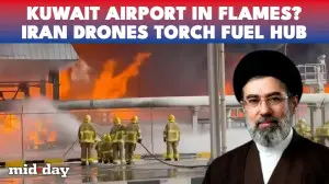 Kuwait Airport IN FLAMES: Iran-Linked Drone Strike Sets Fuel Depot ABLAZE