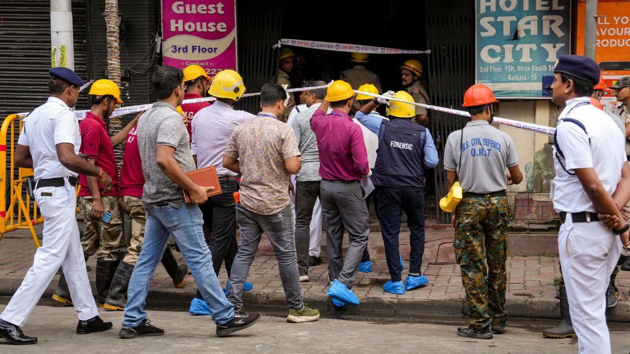 Besides the personnel from the state fire services department, the cops from the local New Market Police Station and the personnel from the state disaster management team reached the spot after receiving the information