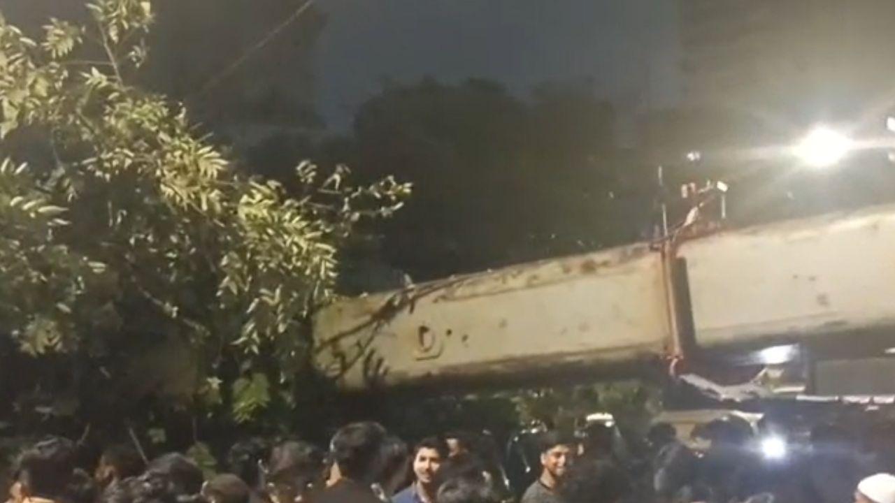 Out of the 10 injured people, eight of them have been shifted to Sion Hospital, while two have been admitted to Kurla Bhabha Hospital (Pic/Special arrangement)