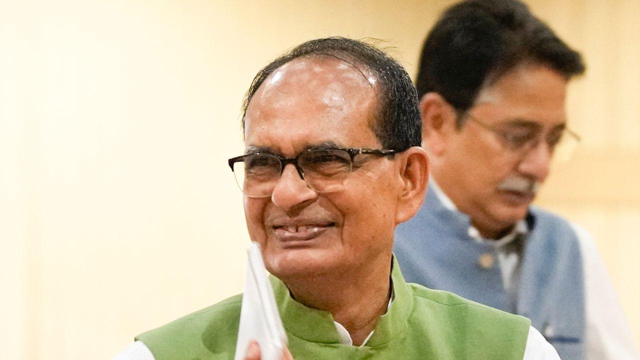 Along with several members of the Cabinet, Union Agriculture Minister Shivraj Singh Chouhan was also seen arriving at Parliament for the meeting Along with several members of the Cabinet, Union Agriculture Minister Shivraj Singh Chouhan was also seen arriving at Parliament for the meeting