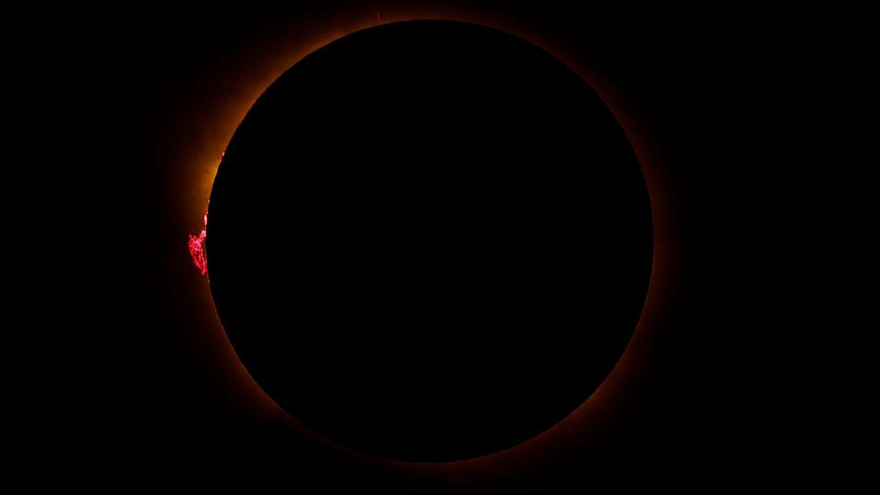 The eclipse produced dramatically different views depending on the location. While observers in some European cities witnessed only a portion of the Sun being obscured, those within the path of totality were able to see the Moon completely block the solar disc and reveal the corona (Pic/AFP)