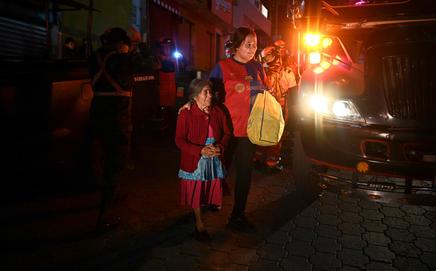 Authorities in Guatemala have ordered evacuations in several southern communities after the Fuego volcano erupted. (Pics/ AFP)