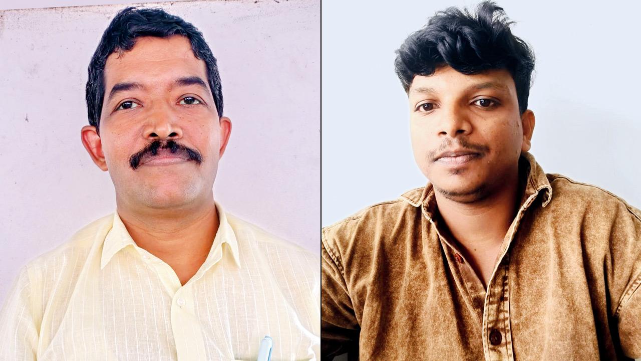 The accused Shejimon MK and Muhammed Safvan Abdul Hameed. Pics/By Special Arrangement
