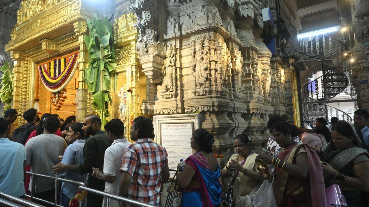 Mumbai's Babulnath Mandir is among the temples that see a significant rise in devotee footfall during Shravan. Thousands of worshippers climb the temple steps or use the available lift to offer prayers and make traditional offerings at the shrine Mumbai's Babulnath Mandir is among the temples that see a significant rise in devotee footfall during Shravan. Thousands of worshippers climb the temple steps or use the available lift to offer prayers and make traditional offerings at the shrine