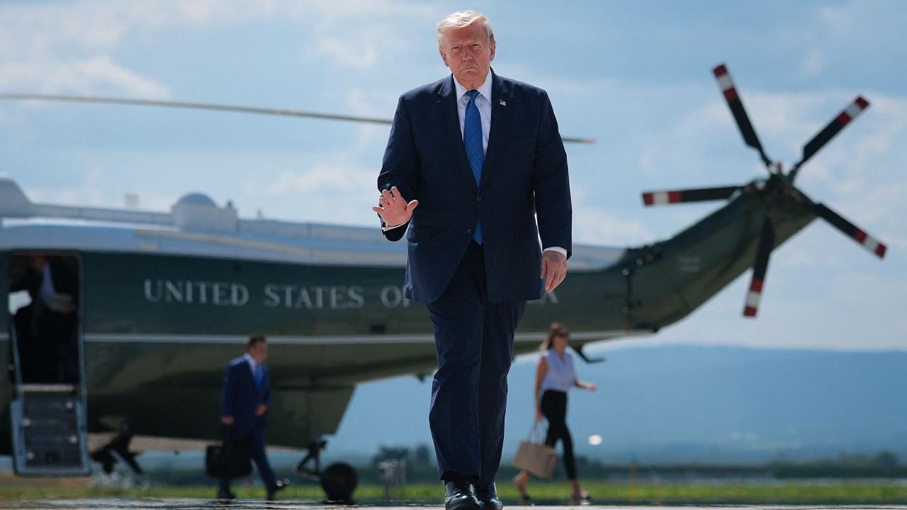Strait of Hormuz is 'American territory', says Trump amid tensions with Iran Donald Trump. Pic/AFP
