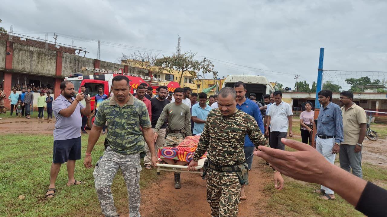 Critically ill man airlifted from remote village in Gadchiroli