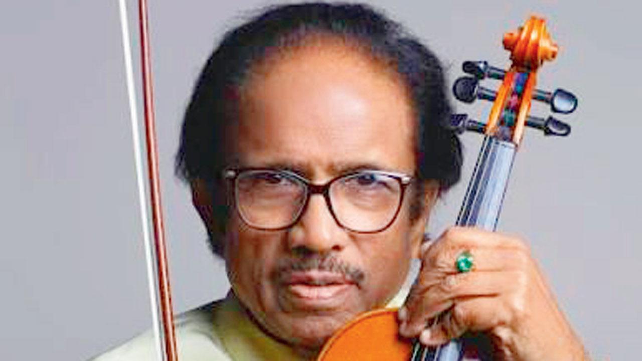 Indian violin maestro L Subramaniam receives Sri Lanka's highest state honour L Subramaniam. PIC/INSTAGRAM@drlsubramaniam
