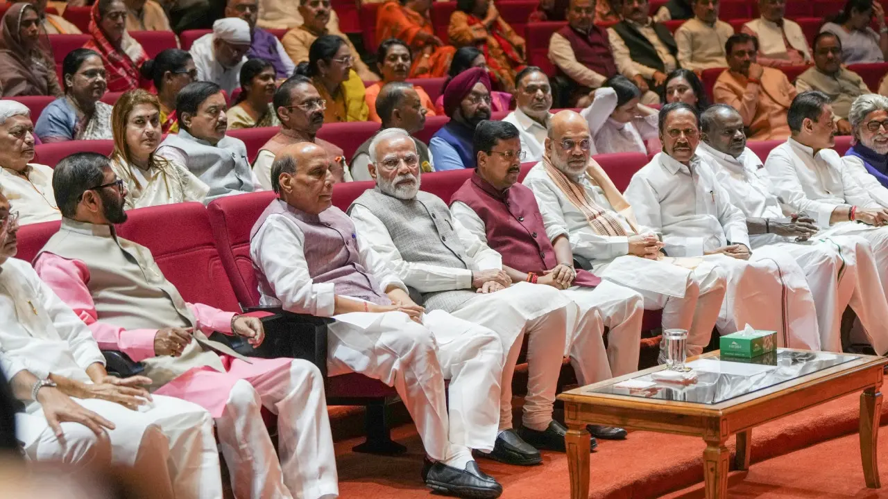 In Photos: NDA's Mangal Milan focuses on sports achievements and jobs Pic/PTI