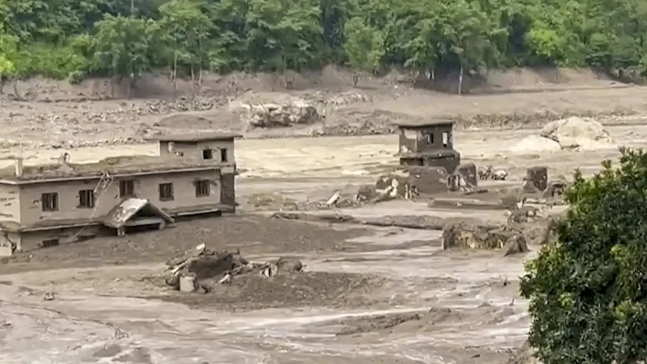 So far, 46 bodies have been recovered from the flash flood hit areas, security officials said. Pics/PTI