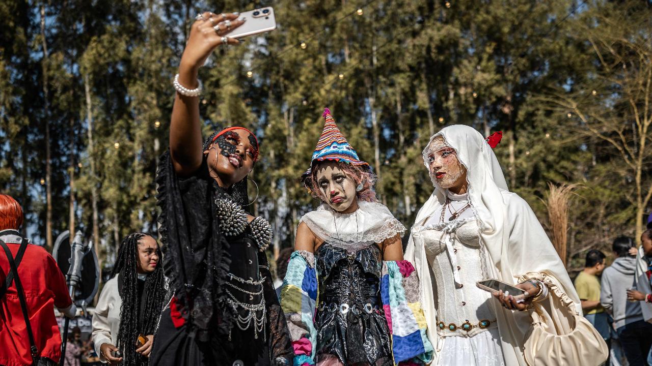 Cosplayers and Japanese culture fans create content for social media as they gather during the Otamatsuri convention in Nairobi. The event is a parade of characters from manga series such as One Piece and Naruto, among others, whose character arcs inspire cosplayers with themes of &ldquo;perseverance&rdquo; and &ldquo;rebirth&rdquo;, they explain, while noting that their community is still often misunderstood in Kenya