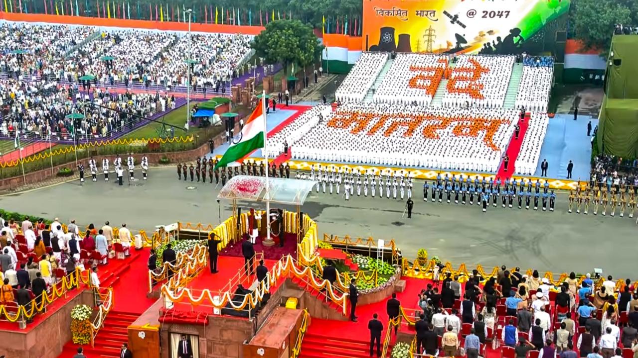 “It is a historic day today. After Independence, on August 15, for the first time, Vande Mataram is echoing from the Red Fort. As we celebrate 150 years of Vande Mataram today, no other day could be more appropriate for this.”