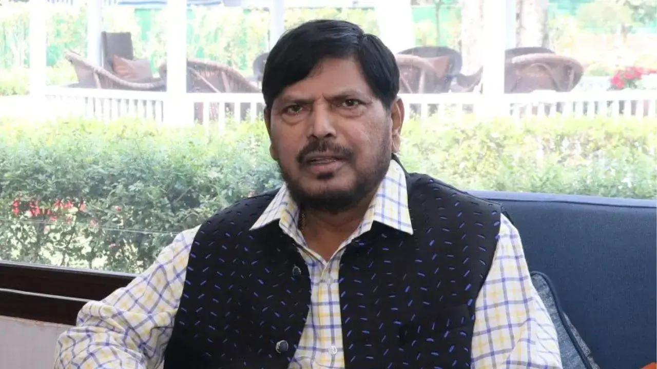 Ramdas Athawale demands sedition charges against people opposing reservation system Ramdas Athawale. File Pic