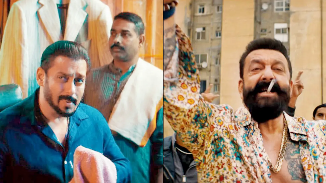 Seriously, who let the ‘7 Dogs’ out? Salman Khan and Sanjay Dutt in stills from the Saudi Arabian film ‘7 Dogs’