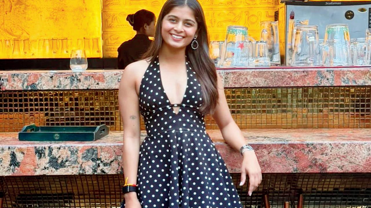 Star cricketer Shreyanka Patil slays it in little black dress! Shreyanka Patil. Pic/Shreyanka’s Instagram