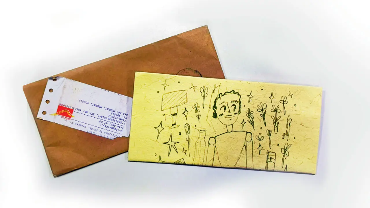 Some love to the analogue: Immerse in the art of writing letters with this kit This is what a snail mail by Moo Mail Club looks like. Pics/Tanisha Banerjee