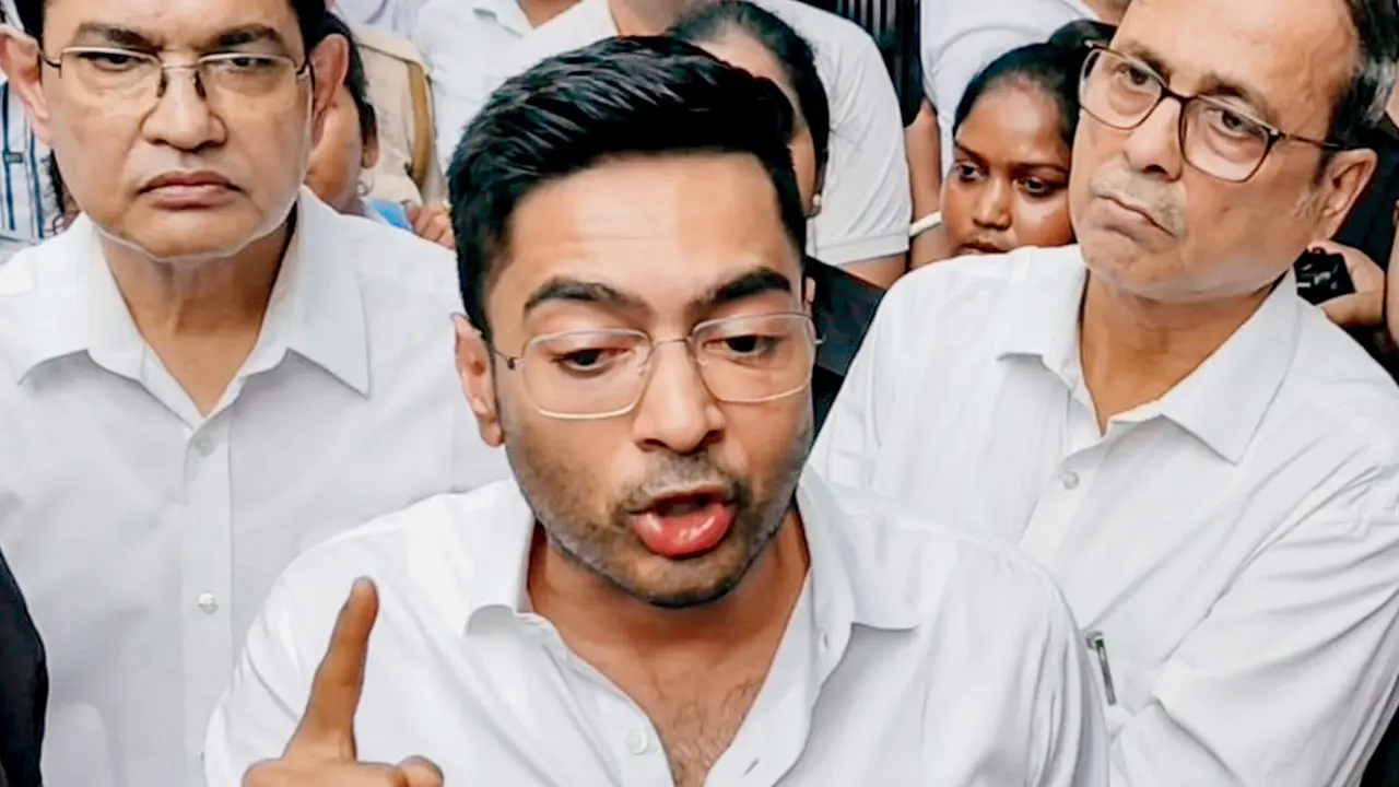 Kolkata clash: Abhishek Banerjee, Derek O’Brien booked, 13 arrested TMC MP Abhishek Banerjee. PIC/PTI