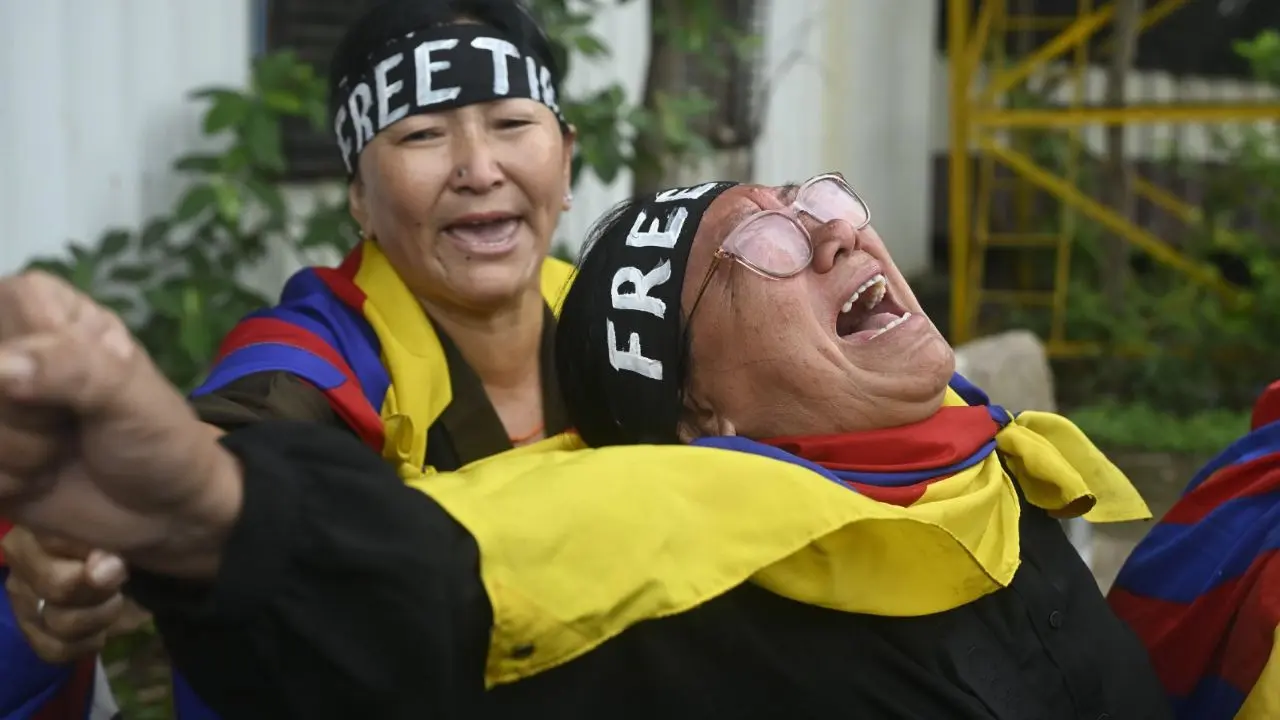 Tibetan refugees, activists hold protest against China’s new ethnic law Tibetan refugees from settlements in Mundgod, Karnataka, and Bhandara, Maharashtra, stage a protest at Azad Maidan against China’s new Ethnic Unity and Progress Promotion Law, on Monday. PIC/ASHISH RAJE