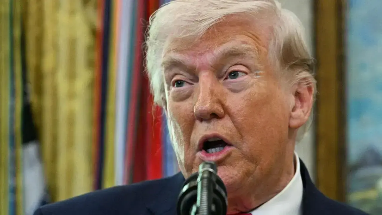 Trump claims US has ‘total control’ of Strait of Hormuz, says ‘we will keep it’ Donald Trump. Pic/AFP