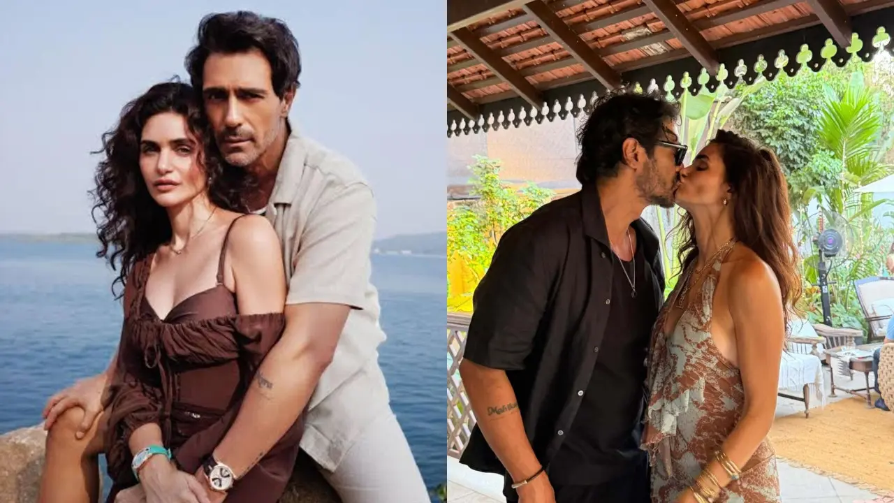 Arjun Rampal marries Gabriella Demetriades: Look at their romantic moments Arjun and Gabriella (Pics/Instagram)