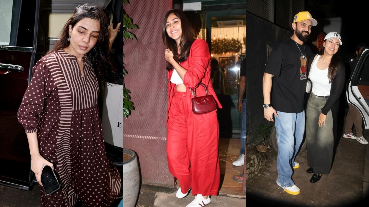 Spotted in the city: Samantha, Mrunal Thakur, Sonakshi Sinha and more Spotted in the city (Pics/Yogen Shah)